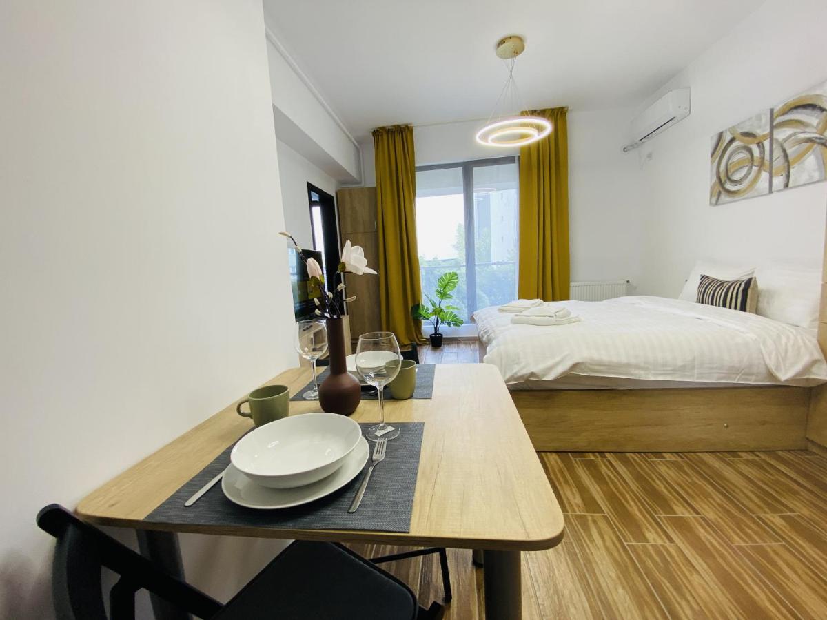 New City Studios With Balcony 부쿠레슈티 외부 사진